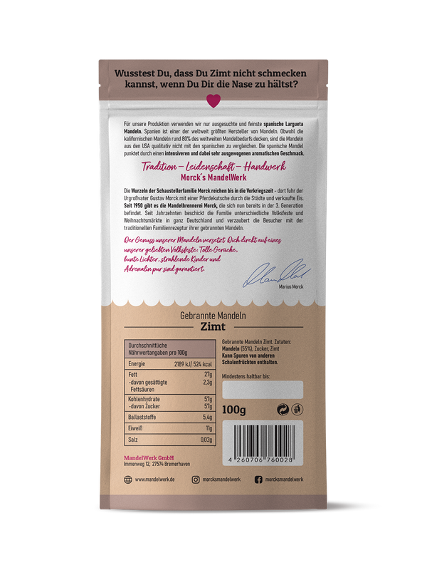Gebrannte Mandeln - Zimt